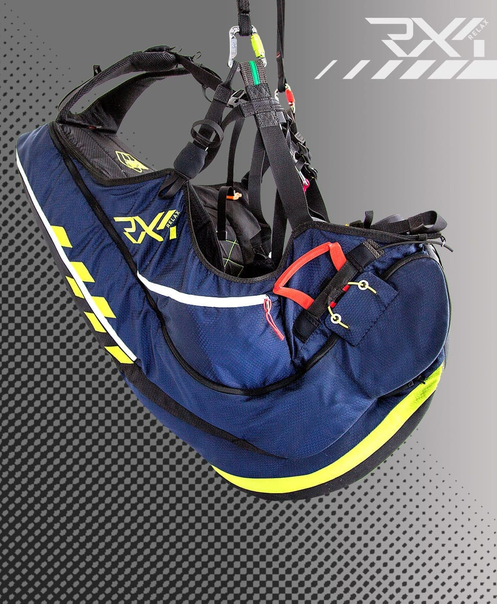 Used U-Turn GmbH Relac RX4 L paragliding harness, size L, excellent condition for sale — photo 3 of 3