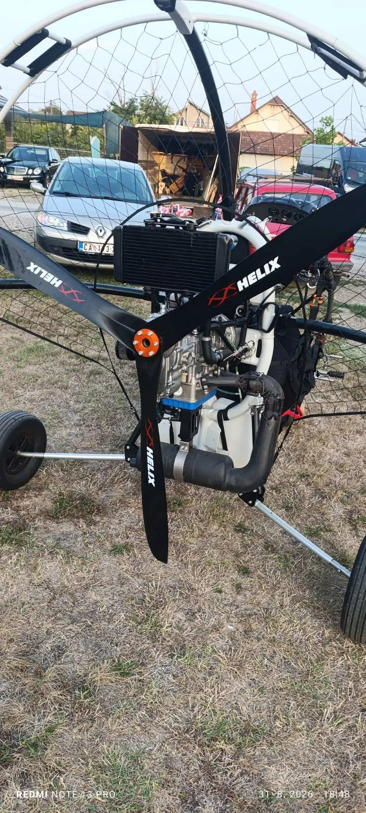 Used Rotax type: S82 model: UL DOD 17 +trike, reserve, full kit paragliding equipment, size standard, excellent condition for sale — photo 1 of 5